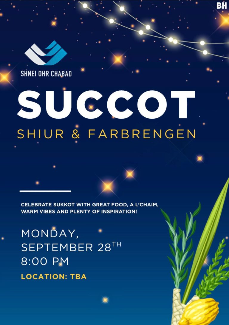 Succot Farbrengen